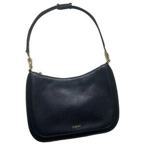 Smythson Elegant Black Shoulder Bag
